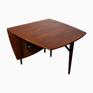Mid-Century Esstisch aus Teak im skandinavischen Stil, 1960er