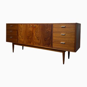 Mid-Century Scandinavian Rosewood and Teak Sideboard, 1960s