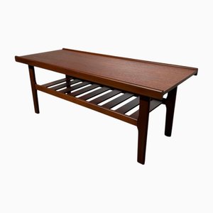 Mid-Century Modern Teak Coffee Table, Denmark, 1960s