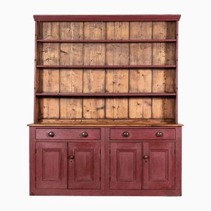 Grande Coiffeuse en Pin Peint, Angleterre, 1880