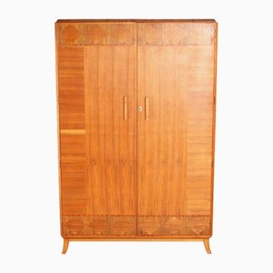 Armoire Style Art Déco Mid-Century en Noyer de Heirloom Furniture, 1950s