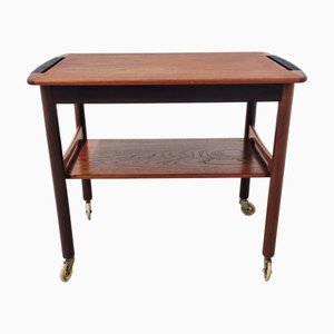 Mid-Century Teak Danish Bar Cart, 1960s