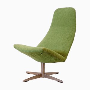 Fauteuil Pivotant Contourette Roto à Dossier Haut de Alf Svensson, 1960s