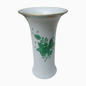 Vintage Green Model 70/37 Apponyi Vase in Porcelain from Herend, 1970s