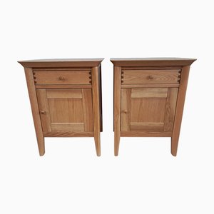 Vintage Bedside Tables in Oak from John Lewis, 2000s, Set of 2