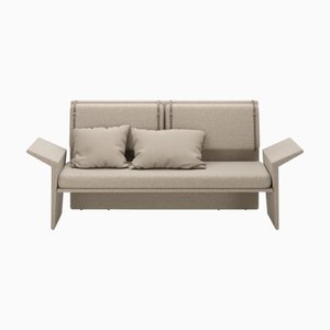 Canapé Panama en Lin Blanc par Javier Gomez