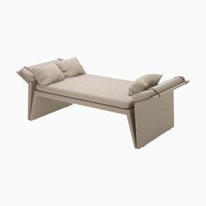 Divan II en Lin Blanc par Javier Gomez