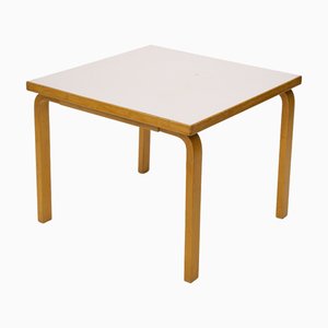 White Laminate Coffee Table attributed to Alvar Aalto for Artek, 1960s