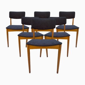 Skandinavische Vintage Stühle von Finn Juhl für Andersen Møbelfabrik, 1960er, 6er Set