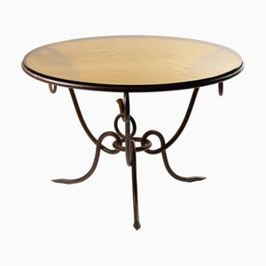 Gold Steel Table, 1940s