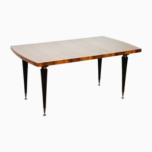 Table de Salle à Manger Art Déco en Palissandre Verni, 1940