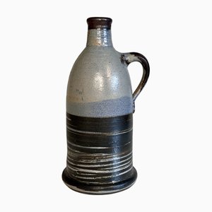 Modernist Sculptural Glazed Studio Ceramic Art Jug, Germany, 1940s