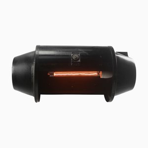 Vintage Theater Film Studio Pendant Light in Black Metal