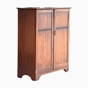 Edwardian The Valet Compactum Wardrobe in Walnut & Cedar, 19th Century