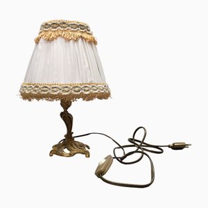 Rococo Style Bronze Table Lamp, 1950s