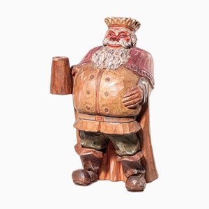 Bierkönig Figurine in Wood, 1900