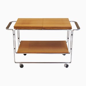 Chariot de Bar en Teck par Horst Brüning pour Kill International, 1969