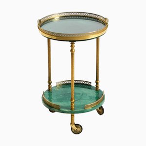 Small Italian Serving Bar Cart by Aldo Tura, 1960s