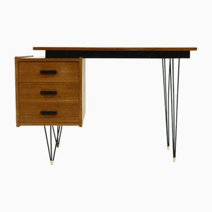 Bureau en Épingle Mid-Century en Teck de Tijsseling Nijkerk, 1960s