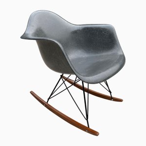 Elephant Grey Rar Schaukelsessel von Charles & Ray Eames für Zenith Plastics / Herman Miller, 1950er