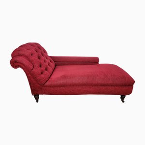 Chaise Longue Victorienne Antique, 1880