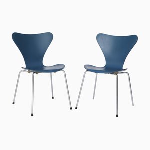 Series 7 Chairs by Arne Jacobsen for Fritz Hansen, 1950s Set of 2