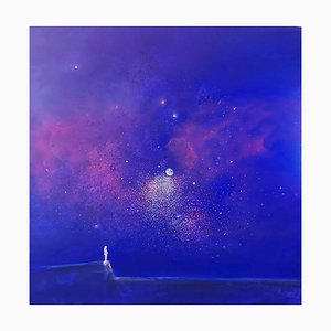 Barbara Hubert, Starry Night 2, 2025, Oil on Canvas