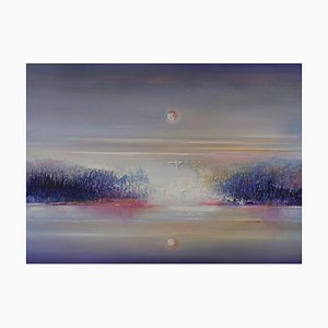 Barbara Hubert, Bright Night, 2025, Oil on Canvas