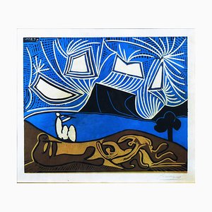 Pablo Picasso, Komposition, 1960, Gravur