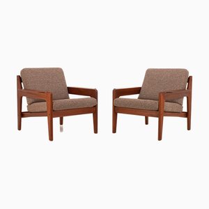 Danish Easy Chairs by Arne Wahl Iversen for Komfort, 1960s, Set of 2