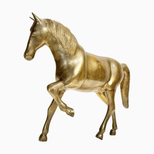 Large Heavy Horse, Early 1900s, Brass or Bronze
