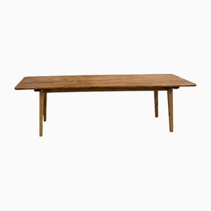 Table de Ferme avec Pieds Coniques, 1950s