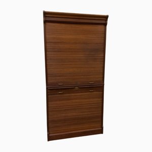 Meuble d'Archives Art Nouveau Antique à Volets Roulants, 1910