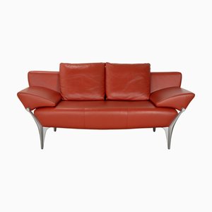1600 Zwei-Sitzer Sofa aus Leder von Rolf Benz