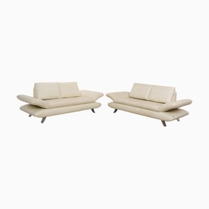 Velutti 2-Sitzer Sofa aus Leder von Koinor