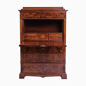 Secrétaire à Quatre Tiroirs en Acajou