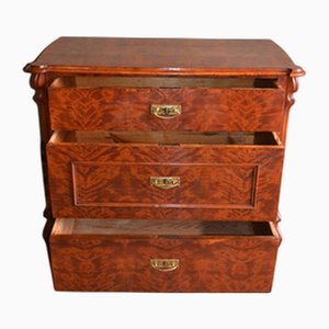 Commode à Tiroirs Antique en Acajou