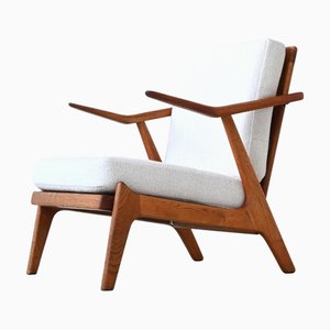 Fauteuil en Chêne par H. Brockmann Petersen pour Komfort, Danemark, 1960