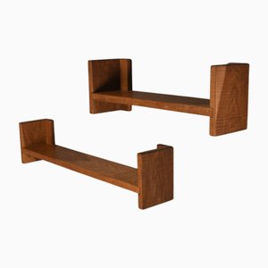 Étagères Vintage en Chêne par Giuseppe Rivadossi, Italie, 1970s