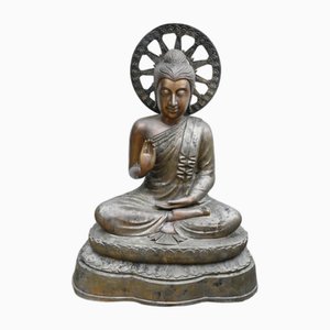 Große nepalesische Vintage Buddha Statue