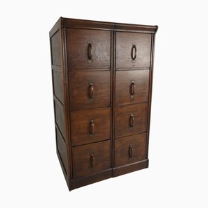 Double Meuble d'Archives en Chêne, Pays-Bas, 1920-1940