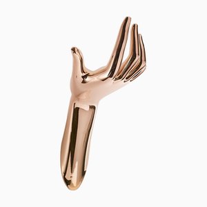 Large Rose Gold Human Wall Lamp by Aggiolight