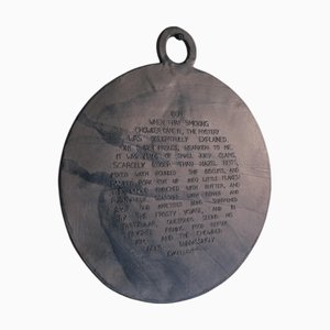 Pan 02 Moby Dick Melville in Glazed Black Stoneware by Marie Martin Ceramics