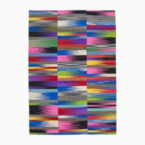 Handgewebter Kelim Teppich aus Wolle, 2000er