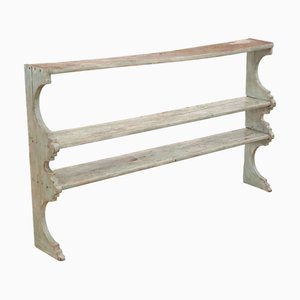 Étagères Murales Antique en Orme Peint, 1800s