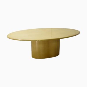 Table en Parchemin Laqué de Aldo Tura, 1970s