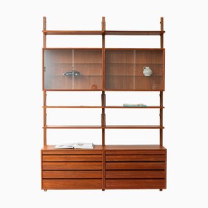 Modulares Wandregal von Poul Cadovius für Royal System, 1950er