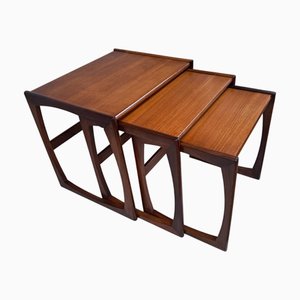 Tables Gigognes Vintage en Teck de G-Plan, 1960s, Set de 3