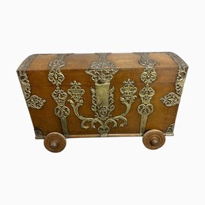 Westfälische Hochzeitstruhe aus Schmiedeeisen, 1770er