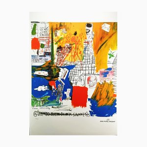 Jean-Michel Basquiat, Komposition, Lithographie in limitierter Auflage